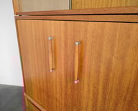 Image 10 of John Keal for Brown Saltman Mahogany Hutch Display Cabinet 
