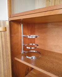 Image 11 of John Keal for Brown Saltman Mahogany Hutch Display Cabinet 