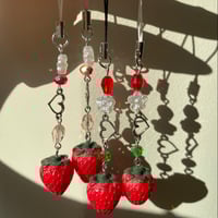 Image 2 of Strawberry phone charm 