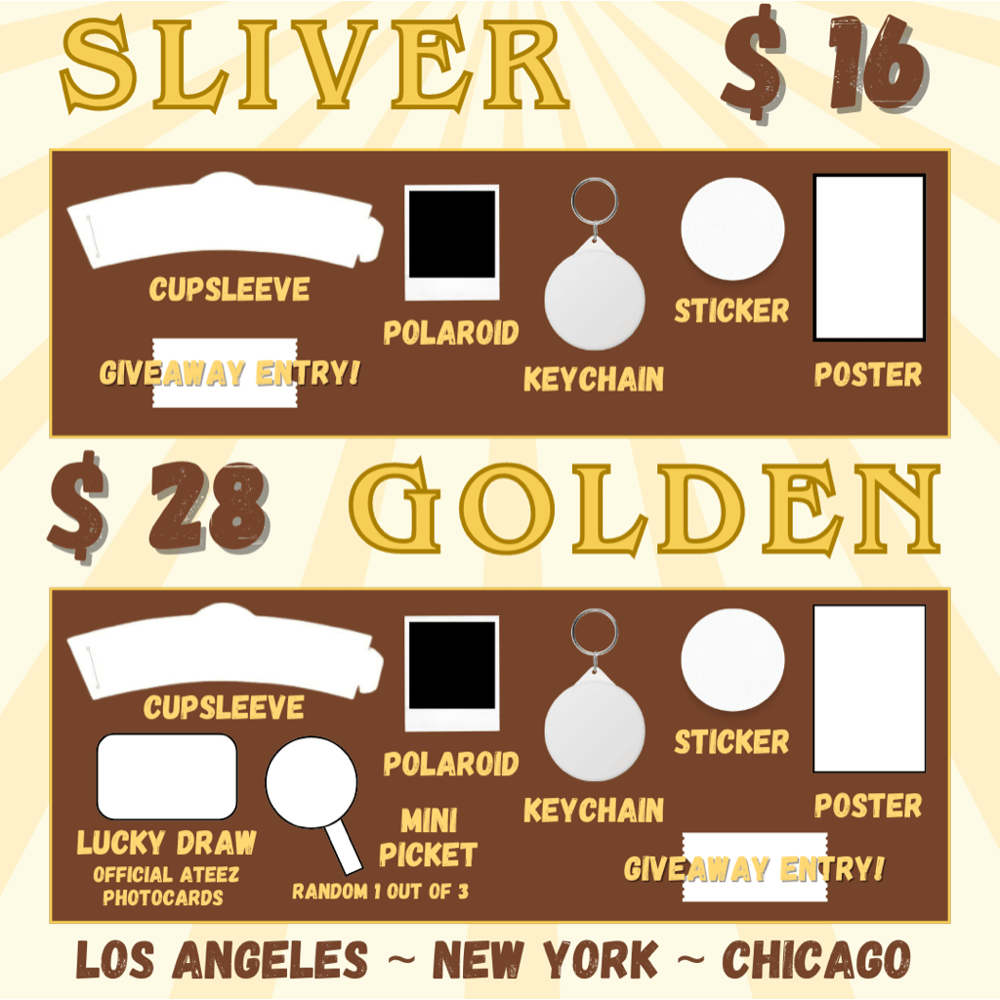 Image of [LEFTOVER] Our Golden Hour — Ateez Tiers