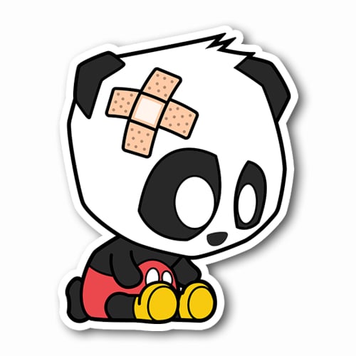 Mickey Panda Sticker | 7Sketches