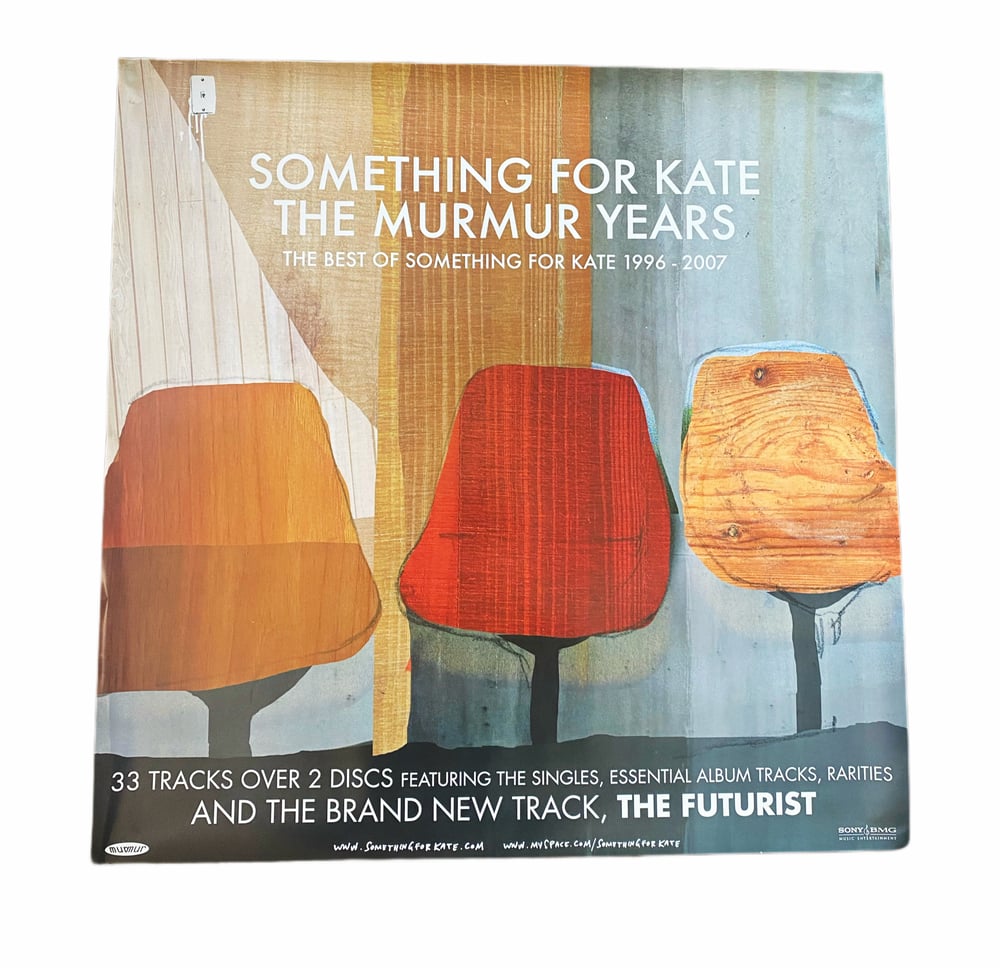 Image of *rare* large Something for Kate poster for The Murmur Years
