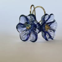 Image 6 of Violet Flower Earrings