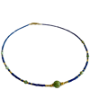 Ltd Ed - Gold Lapis & Turquoise Bobble Bead Necklace 1.