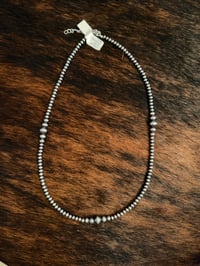 Image 3 of 4mm-8mm Sterling Silver Pearls