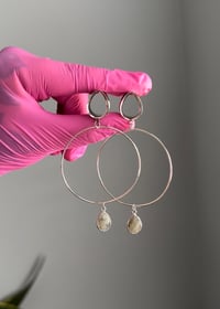 Image 4 of Simple Hoops (Silver)