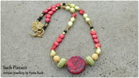 Coral & Pearl Elegance, Necklace