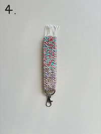 Image 5 of Colourful Woven Wristlet Keyring 