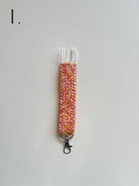 Image 2 of Colourful Woven Wristlet Keyring 