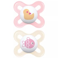 Mam Original Start Soother 0-2 MONTHS - Pink / Neutral