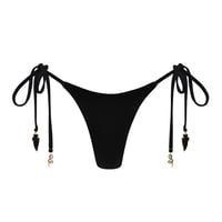 Image 1 of HMBD BLACK OBSIDIAN ARROW THONG