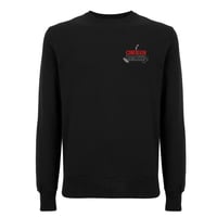 Image 2 of Confusion Magazine - "Build Skate Destroy" crewneck sweater  [black]