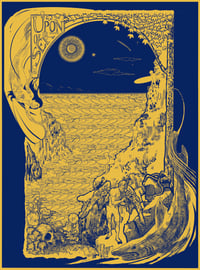 Image 2 of “Upon the Drops of the Sea” (blue and yellow, print only)
