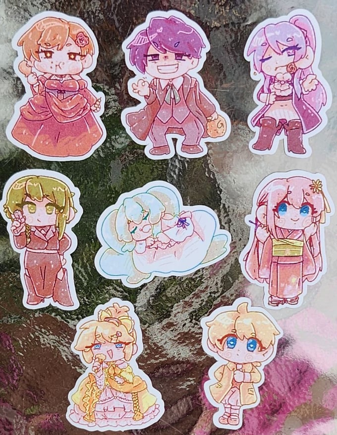 Image of Saga of Evil sticker set