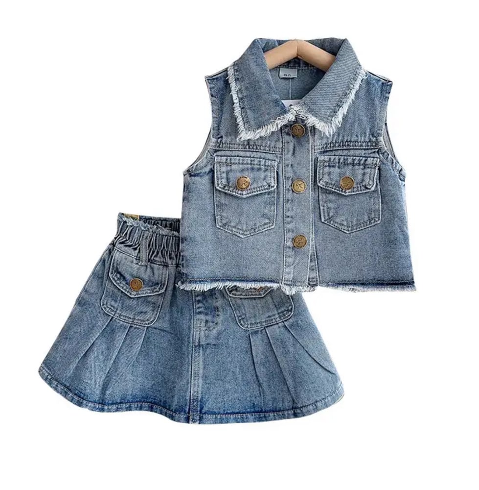 Image of Britney Denim Set