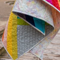 Image 5 of Pastel Pride - adventureland throw quilt