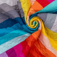 Image 10 of Pastel Pride - adventureland throw quilt