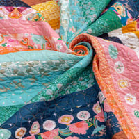 Image 5 of Retro Curiosities - adventureland throw quilt featuring Curio fabrics 