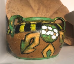 Image of Vintage Painted Pot
