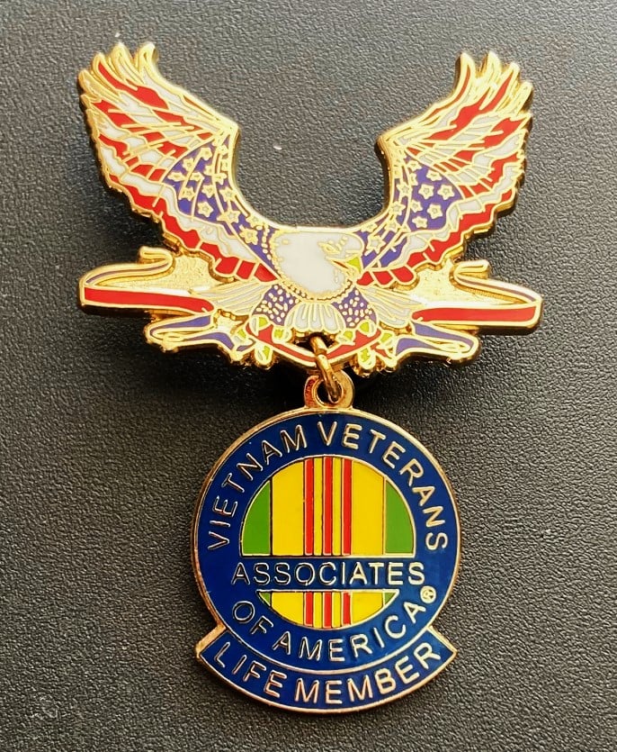 Image of Patriotic Eagle with AVVA Charm