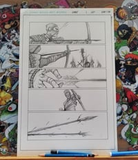 SIGNED ORIGINAL PENCIL PAGE KOMUSŌ