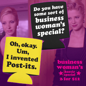 Image of Business Woman's koozie special