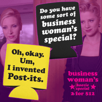 Business Woman's koozie special