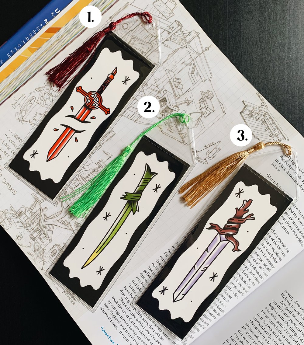 Image of Adventure Time Sword Bookmarks