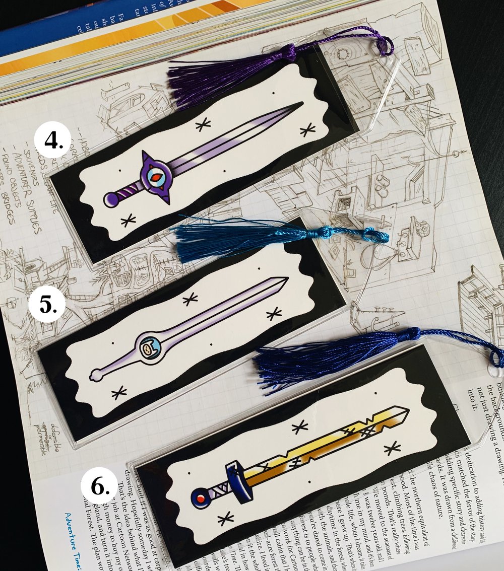 Image of Adventure Time Sword Bookmarks