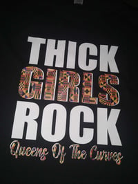 Image 2 of THICK GIRLS ROCK - JUNETEENTH CELEBRATION TSHIRT & HAT SET