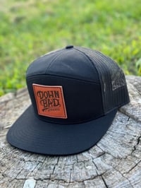 Image 5 of Black 7 Panel w/ Leather Patch