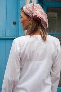 Image 3 of Embroidered Kurta White