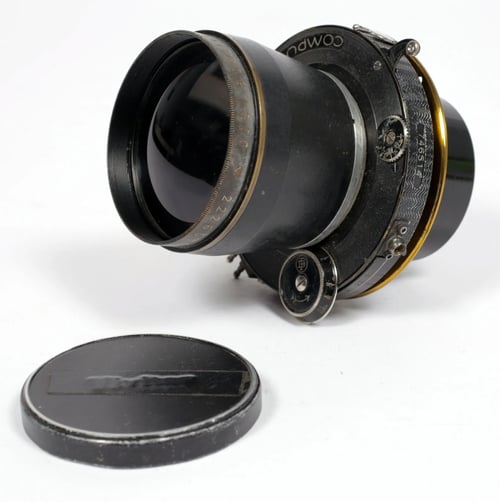 Image of Schneider Tele-Xenar 300mm F5.5 lens in Compur shutter on #9123