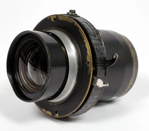 Image of Schneider Tele-Xenar 300mm F5.5 lens in Compur shutter on #9123