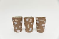 Image 3 of Tall Tumbler - Pastel Flowers on Sandy Clay