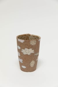 Image 5 of Tall Tumbler - Pastel Flowers on Sandy Clay