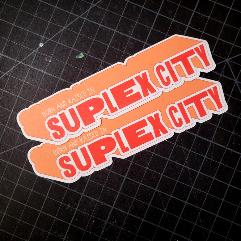 Image of Suplex City Stickers (Set of 2)