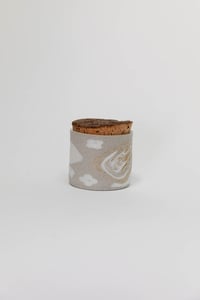 Image 3 of White Flower Granite Slate - Small Canister