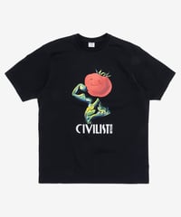 Image 1 of CIVILIST_TOMATO TEE :::BLACK:::