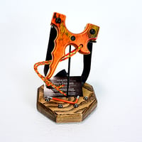 Image 8 of Wooden Sling Shot, Tequila Sunrise Spectraply Wood, OTF for Right Hander Slingshot, Catapult