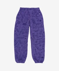 Image 1 of CIVILIST_TEAM AOP SWEATS :::WASHED PURPLE:::