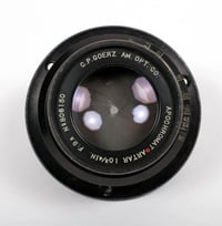Image 2 of Goerz Apo Artar red dot 270mm (10 3/4") F9.5 coated Lens in barrel #9513