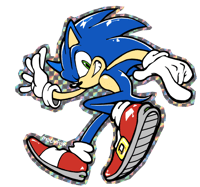 Sonic Vinyl Prismatic Sticker