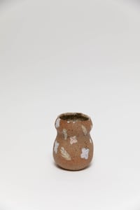 Image 8 of Gourd Vase - Pastel Flowers on Sandy Clay