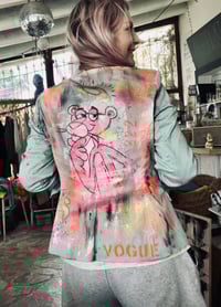 Image 3 of Pink Panther ✘ Ibiza blazer ✘upcycling jacKet ✘vintage