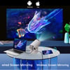 MSL PRO Mini Projector LYNCAST 4K 180 'rotation HD Android 11 WiFi6 BT5.0 260ANSI 1080P Cinema Out