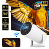 MSL PRO Mini Projector LYNCAST 4K 180 'rotation HD Android 11 WiFi6 BT5.0 260ANSI 1080P Cinema Out