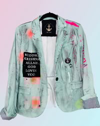 Image 2 of Pink Panther ✘ Ibiza blazer ✘upcycling jacKet ✘vintage