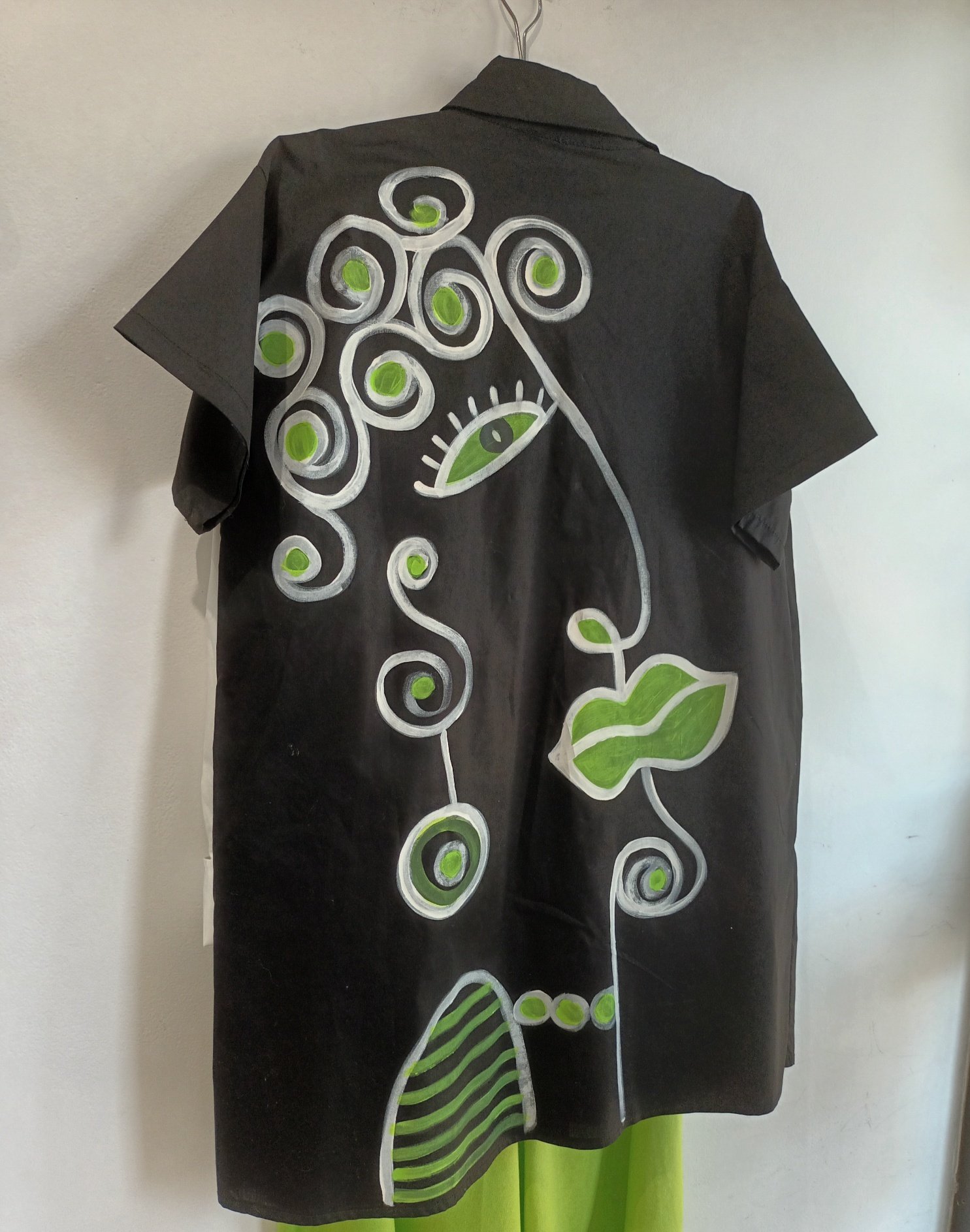 Image of painted shirt, one of a kind