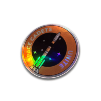 Space Cadets Holographic Sticker